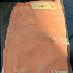 Peach Mini Skirt
